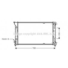 VN2066 AVA QUALITY COOLING Радіатор охолодження двигуна