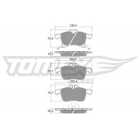 TX 13-00 TOMEX Brakes Комплект гальмівних колодок дисковий гальм