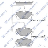 SP4052 Hi-Q Комплект гальмівних колодок дисковий гальм