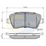 CBP0984 COMLINE Комплект гальмівних колодок дисковий гальм