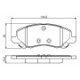 0 986 495 170 BOSCH Комплект гальмівних колодок дисковий гальм