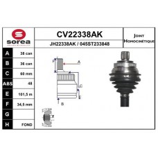 CV22338AK EAI Шарнирный комплект, Привідний вал