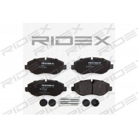 402B0126 RIDEX Комплект гальмівних колодок дисковий гальм