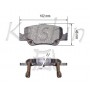 FK2299 KAISHIN Комплект гальмівних колодок дисковий гальм