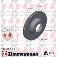 590.2835.20 ZIMMERMANN Гальмівний диск