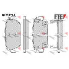BL2917A1 FTE Комплект гальмівних колодок дисковий гальм