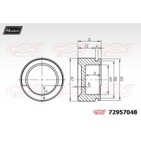 72957048 MAXTECH Поршень корпус скоби гальма