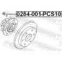 0284001PCS10 FEBEST Шпилька колеса
