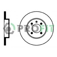 5010-0205 PROFIT Гальмівний диск