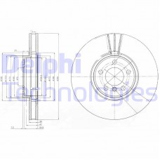 BG9004 DELPHI Гальмівний диск