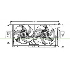 CI915F004 PRASCO Вентилятор охолодження двигуна