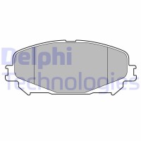 LP3734 DELPHI КомплеК т гальмівних колодок, дискове гальмо