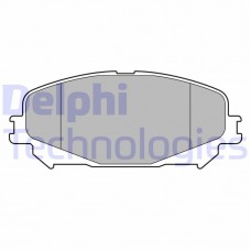 LP3734 DELPHI КомплеК т гальмівних колодок, дискове гальмо