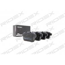 402B0357 RIDEX Комплект гальмівних колодок дисковий гальм