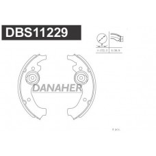 DBS11229 DANAHER Комплект гальмівних колодок