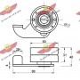 03.088 AUTOKIT Натяжний ролик ремінь ГРМ