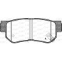 BPA0746.12 OPEN PARTS Комплект гальмівних колодок дисковий гальм