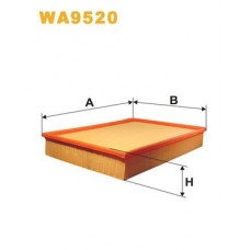 WA9520 WIX FILTERS Повітряний фільтр