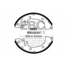 5260 EBC Brakes Комплект гальмівних колодок