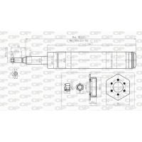 SAB8244.11 OPEN PARTS Амортизатор