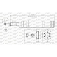 SAB8244.11 OPEN PARTS Амортизатор