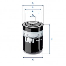 23.244.00 UFI Масляний фільтр