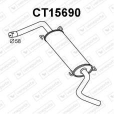 CT15690 VENEPORTE Глушник вихлопних газів кінцевий