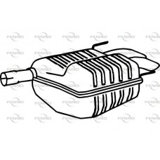 P5397 FENNO Глушник вихлопних газів кінцевий