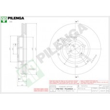 V649 PILENGA Гальмівний диск