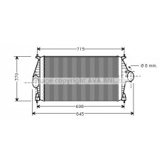 CNA4126 AVA QUALITY COOLING Интеркулер