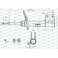 SAB8481.31 OPEN PARTS Амортизатор