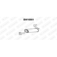 BW10001 VENEPORTE Глушник вихлопних газів кінцевий