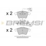 BP3508 BREMSI Комплект гальмівних колодок дисковий гальм