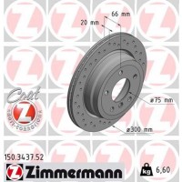 150.3437.52 ZIMMERMANN Гальмівний диск