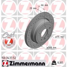 150.3437.52 ZIMMERMANN Гальмівний диск