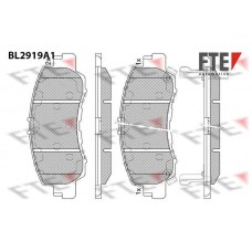 BL2919A1 FTE Комплект гальмівних колодок дисковий гальм