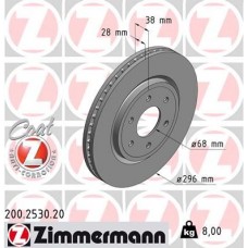 200.2530.20 ZIMMERMANN Гальмівний диск