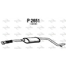 P2651 FENNO Середній глушник вихлопних газів
