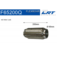F65200Q LRT Гофрована труба вихлопна система
