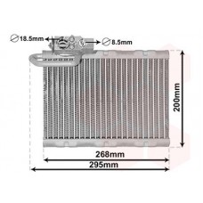 4000V405 VAN WEZEL Випарник кондиціонера