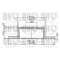 BDC1069 QUINTON HAZELL Гальмівний диск