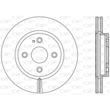 BDR2490.20 OPEN PARTS Гальмівний диск