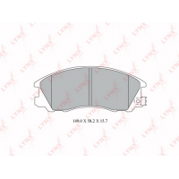 BD-3617 LYNXauto Комплект гальмівних колодок дисковий гальм