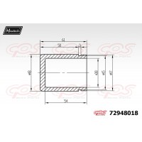 72948018 MAXTECH Поршень корпус скоби гальма