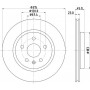 8DD 355 132-751 HELLA PAGID Гальмівний диск