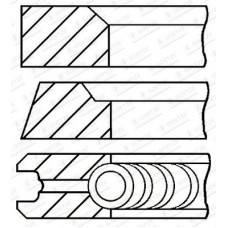08-434200-00 GOETZE ENGINE Комплект поршневих кілець