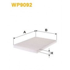 WP9092 WIX FILTERS Фільтр повітря у внутрішньому просторі