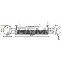 FA1056 BREMSI Повітряний фільтр