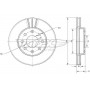 TX 70-92 TOMEX Brakes Гальмівний диск