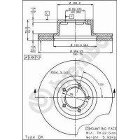 09.3373.10 BREMBO Гальмівний диск